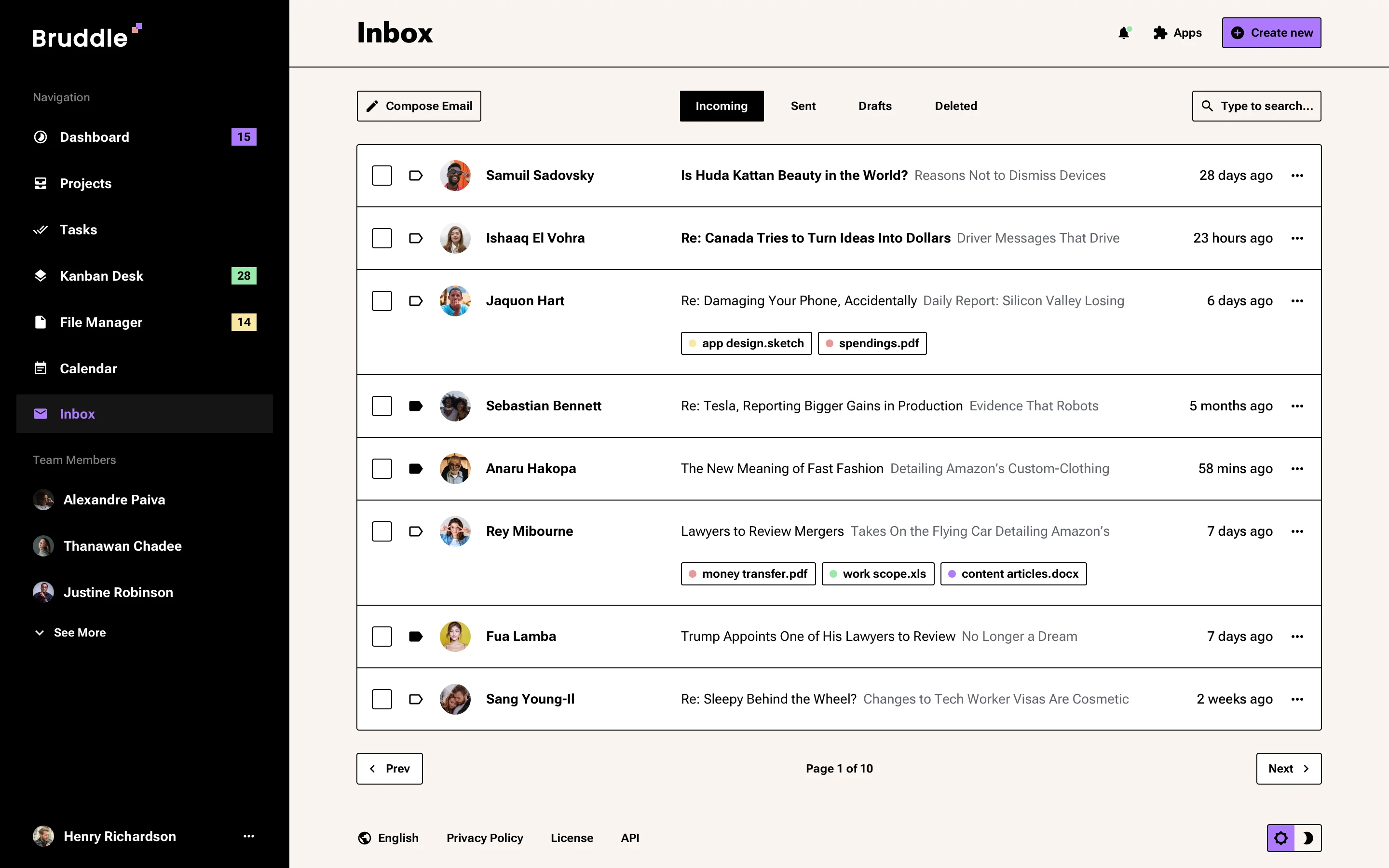 Neo-brutalism chat design