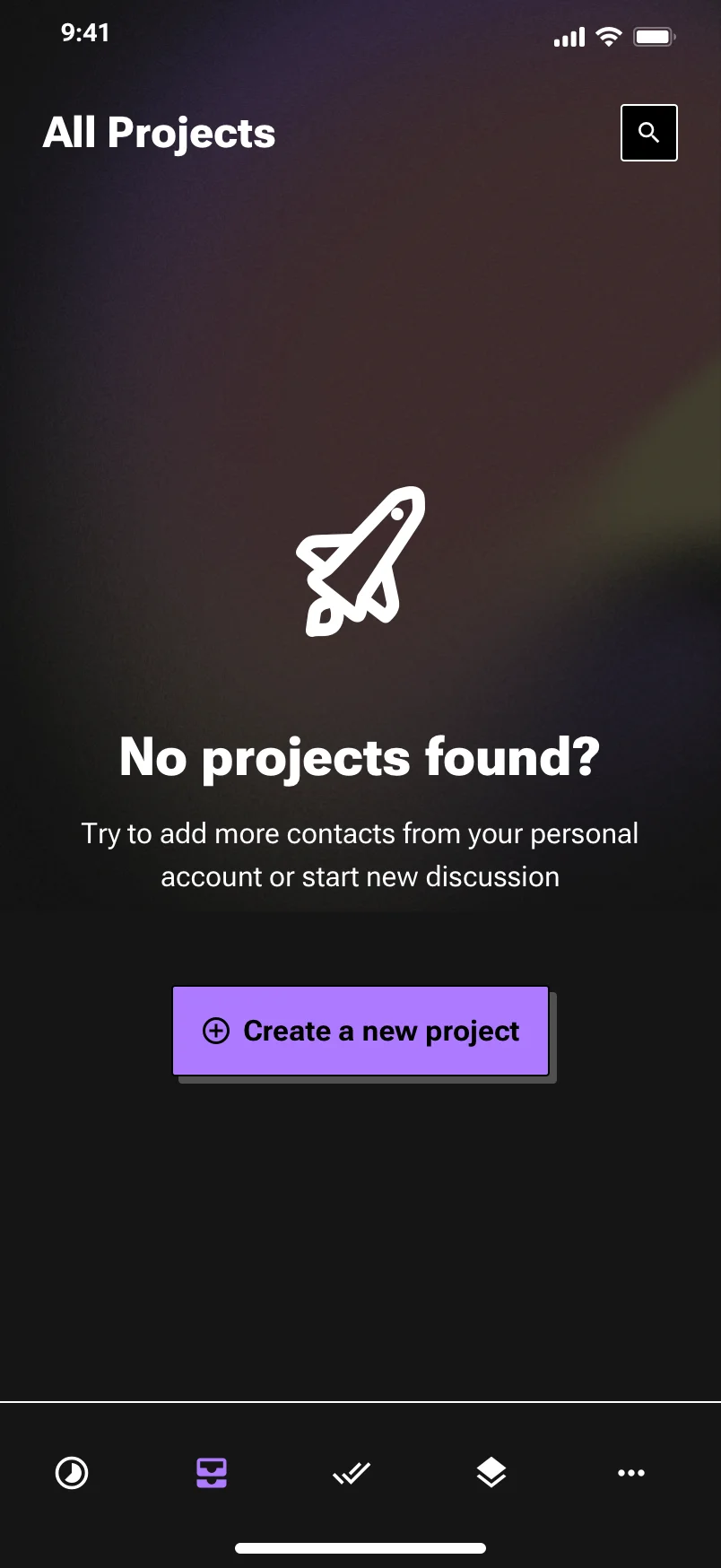 Neo-brutalism productivity app design
