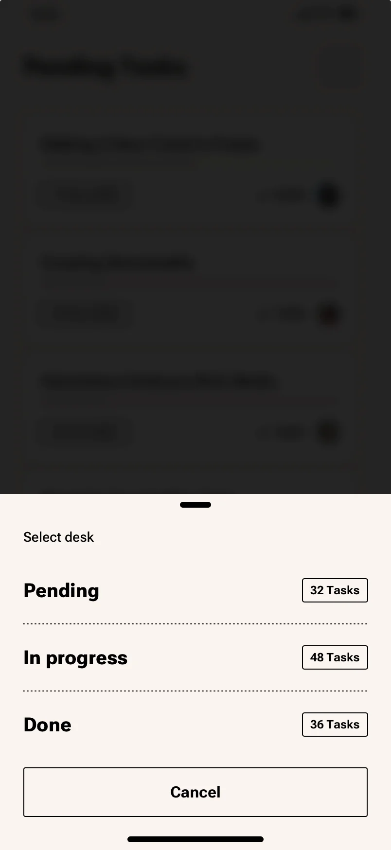Neo-brutalism mobile todo app design
