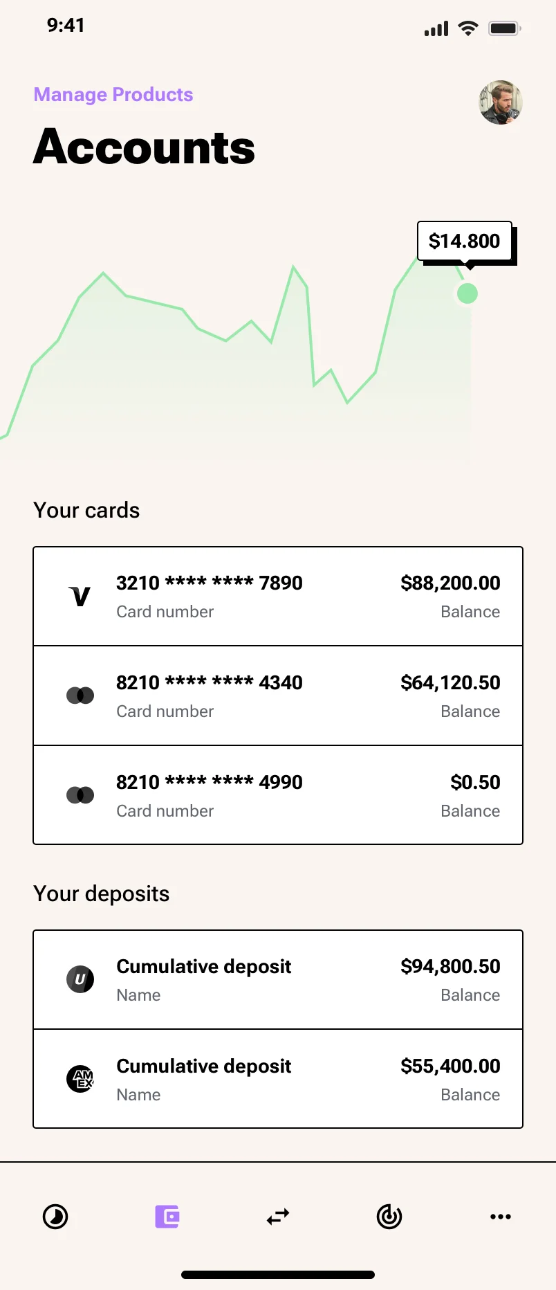Neo-brutalism mobile payment app design