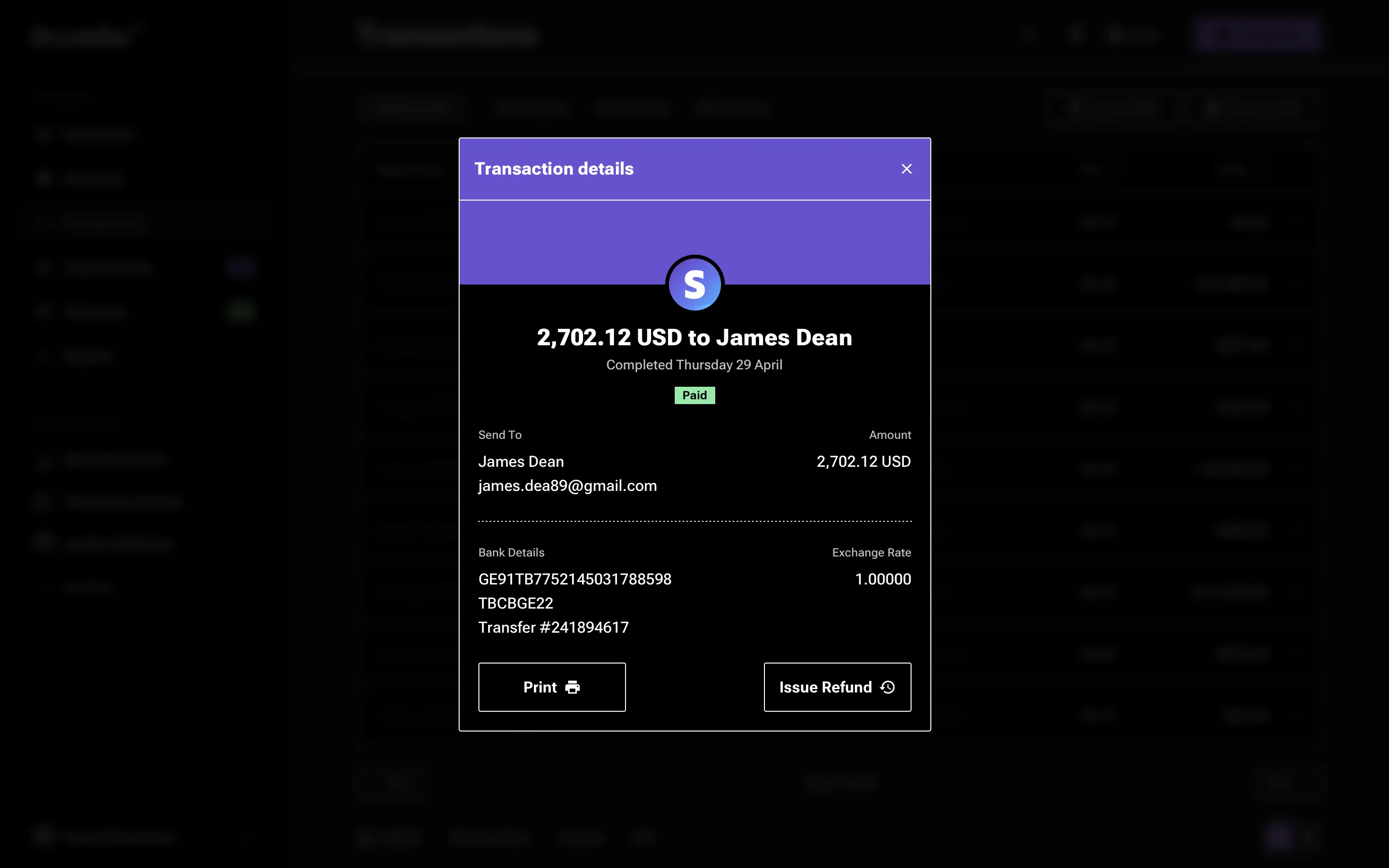 Neo-brutalism web payments app