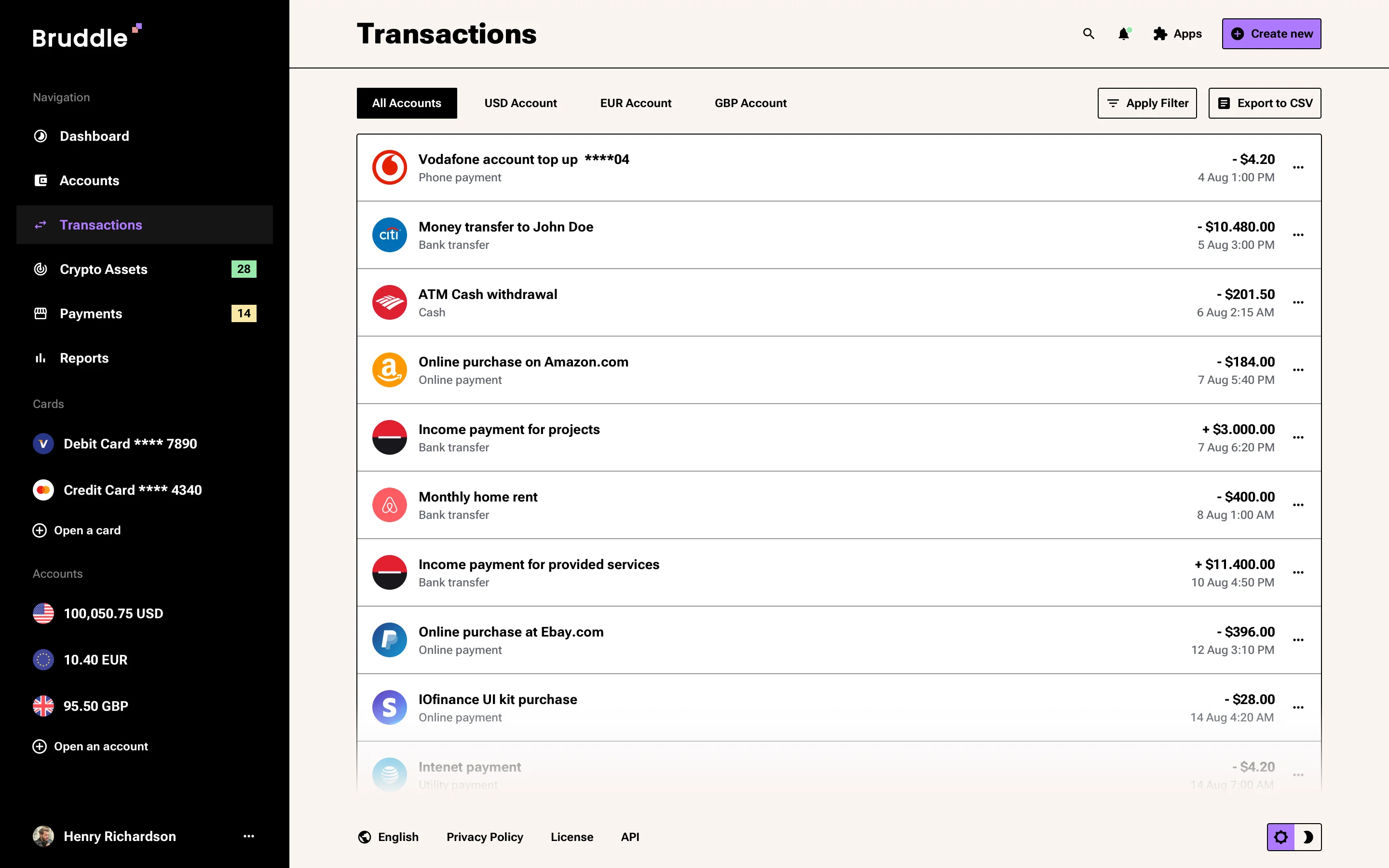 Neo-brutalism banking UI kit