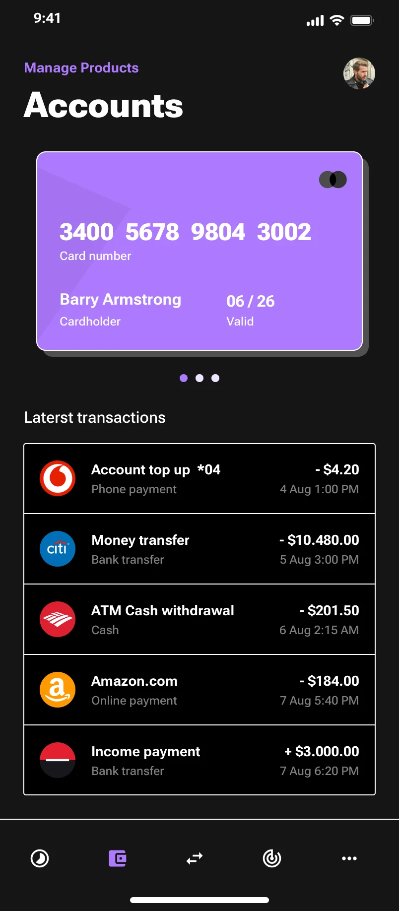 Neo-brutalism payment app design