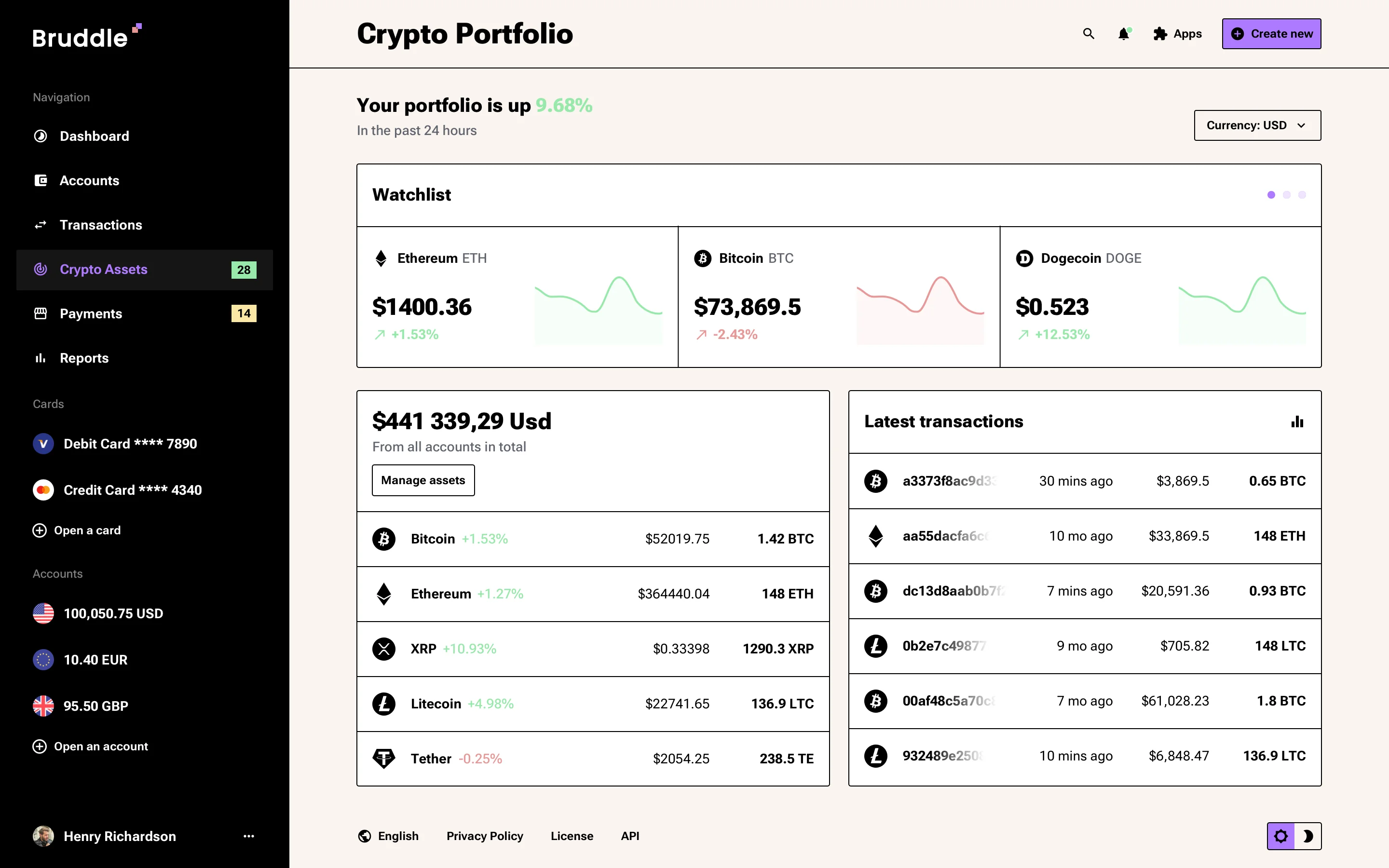Neo-brutalism de-fi app design