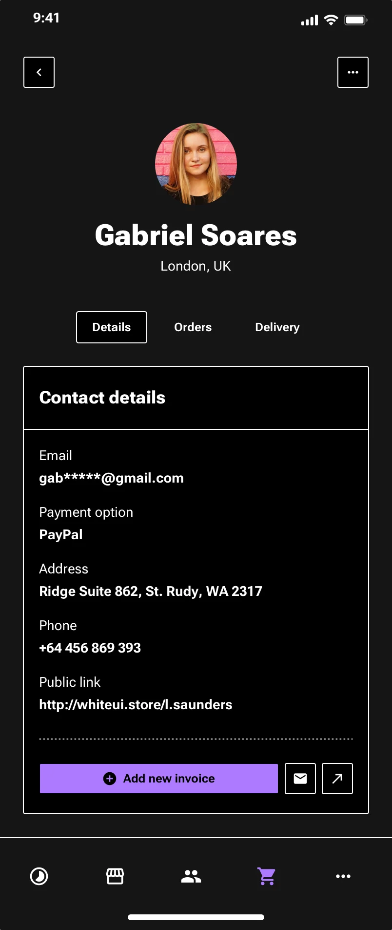 Neo-brutalism mobile SaaS app design
