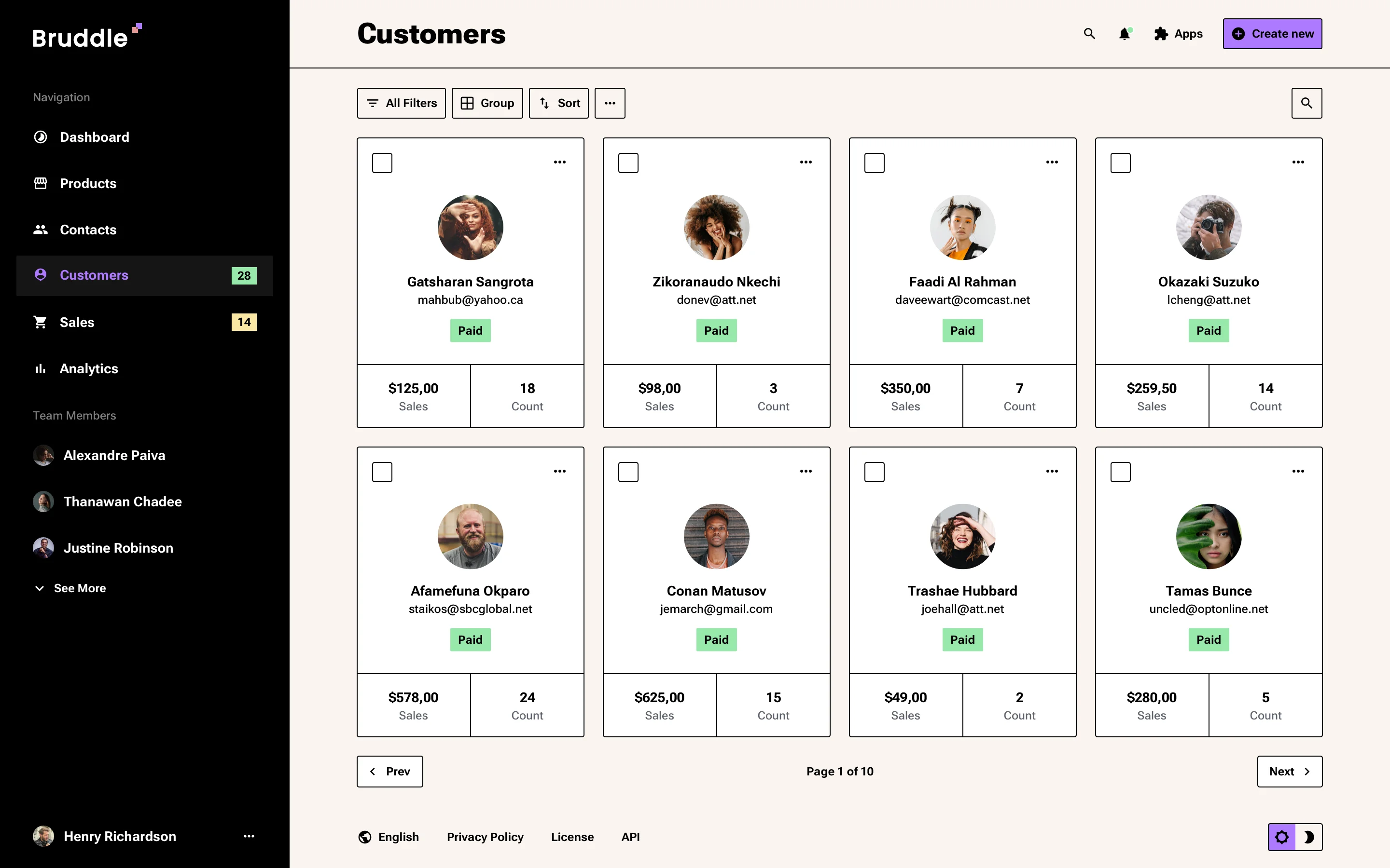 Neo-brutalism ecommerce platform design