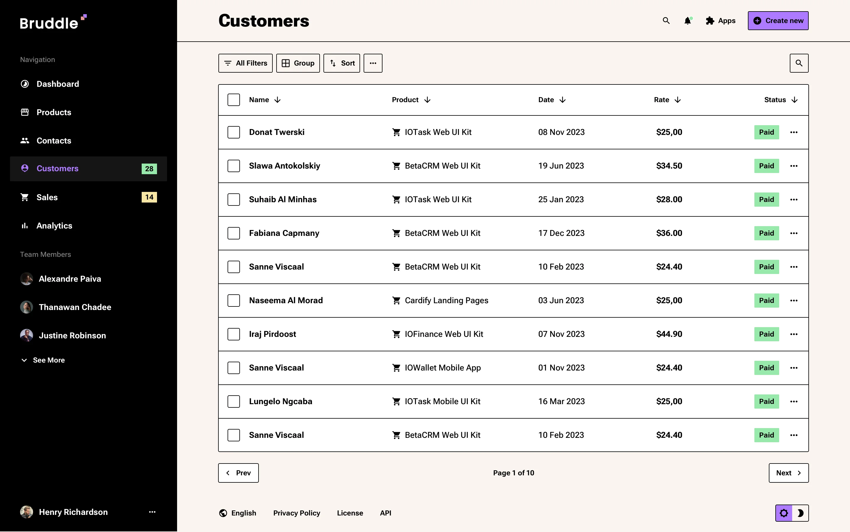 Neo-brutalism e-commerce app design