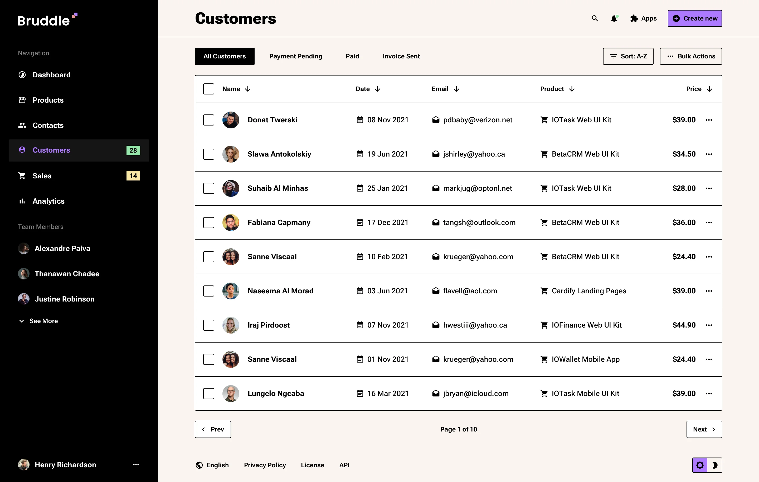 Neo-brutalism ecommerce platform design