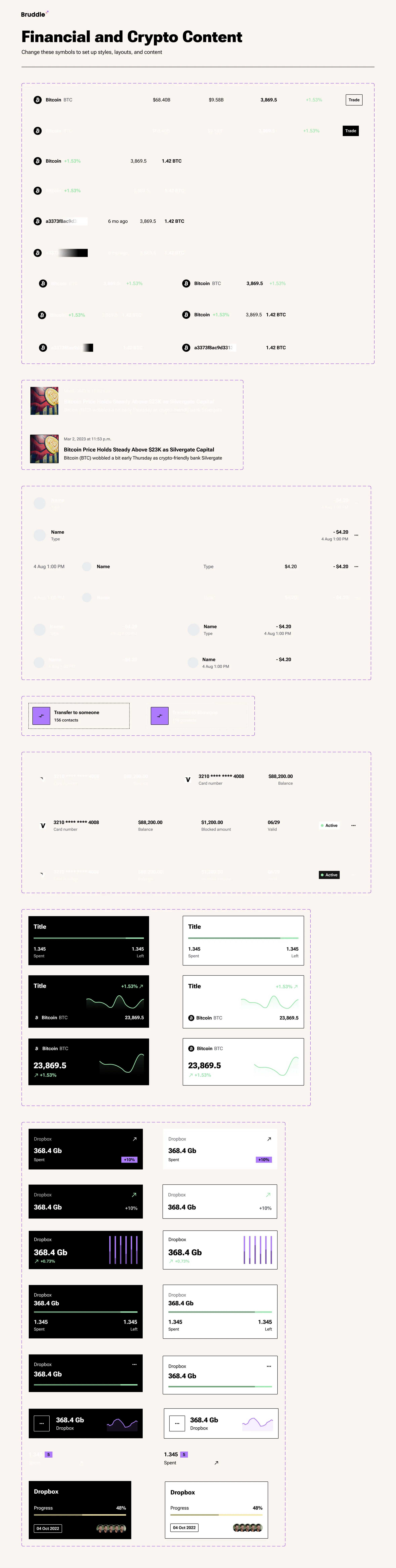 Figma neobrutalism design system