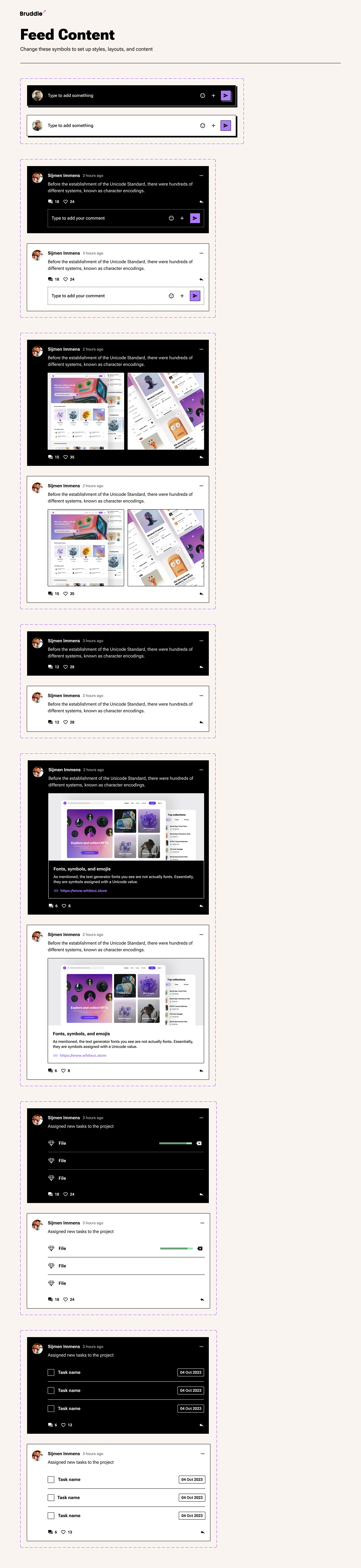 Sketch neobrutalism design system