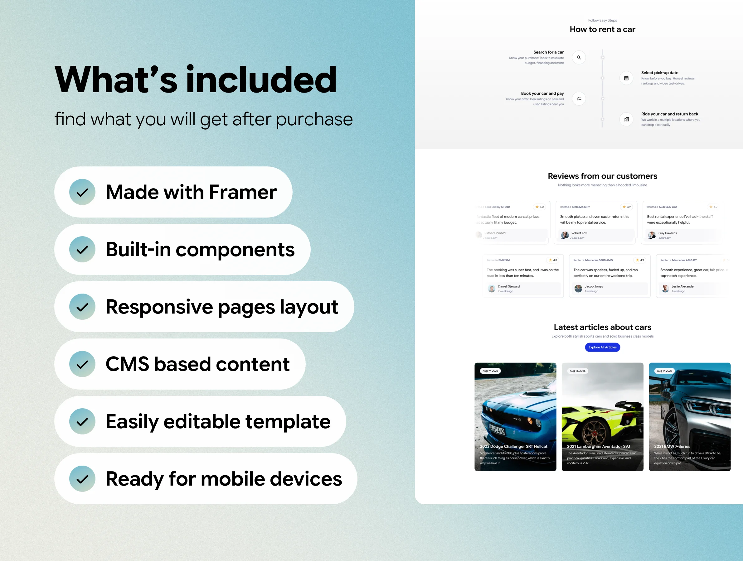 Drivio Framer Template