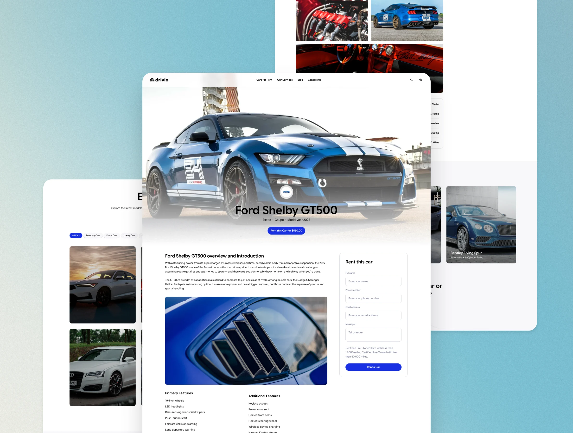 Drivio Framer Template