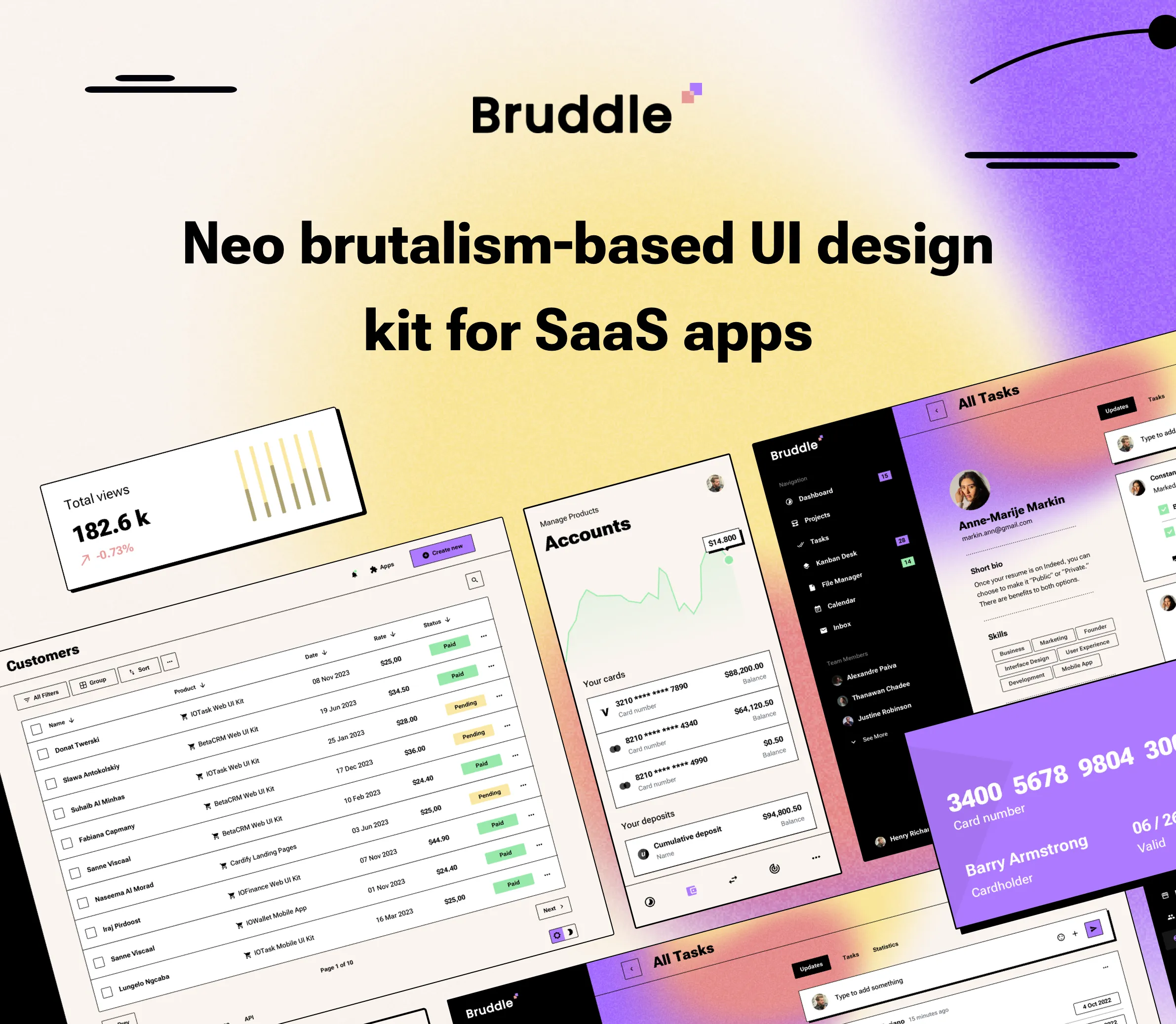 Neo brutalism design system