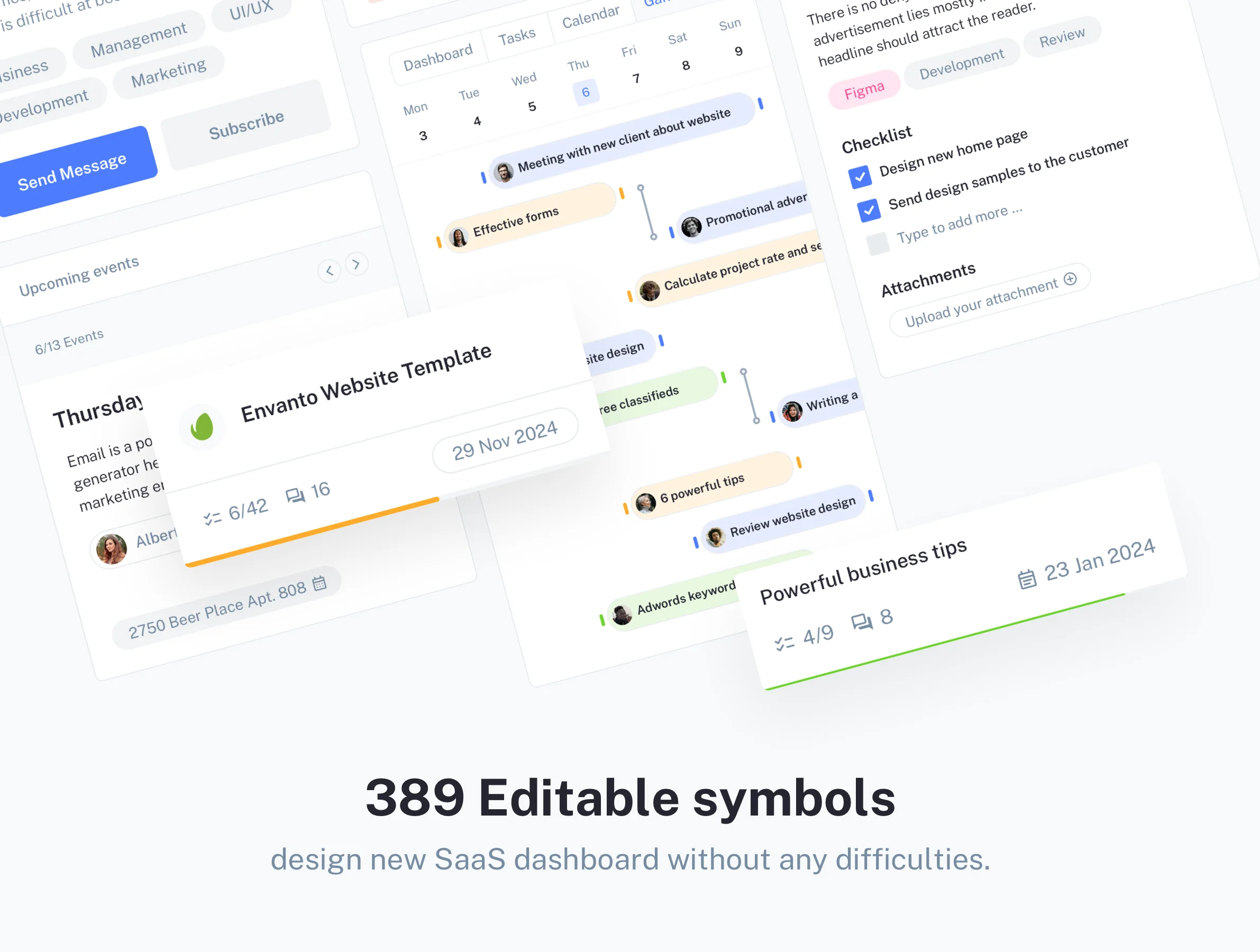 SaaS UI Kit for Figma