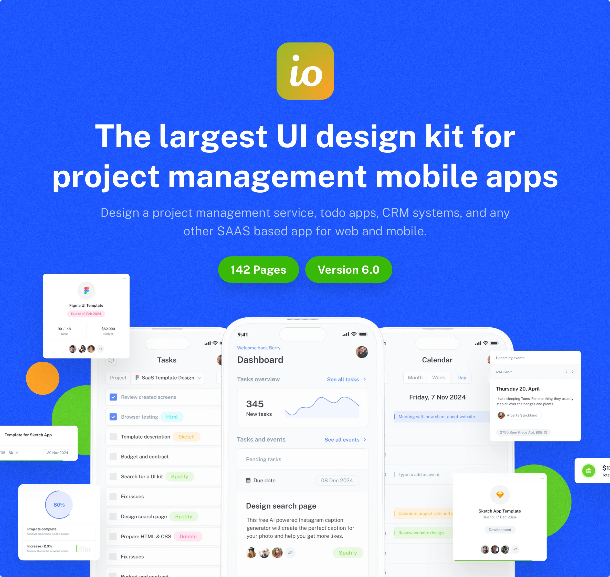 IOTask Mobile UI Kit