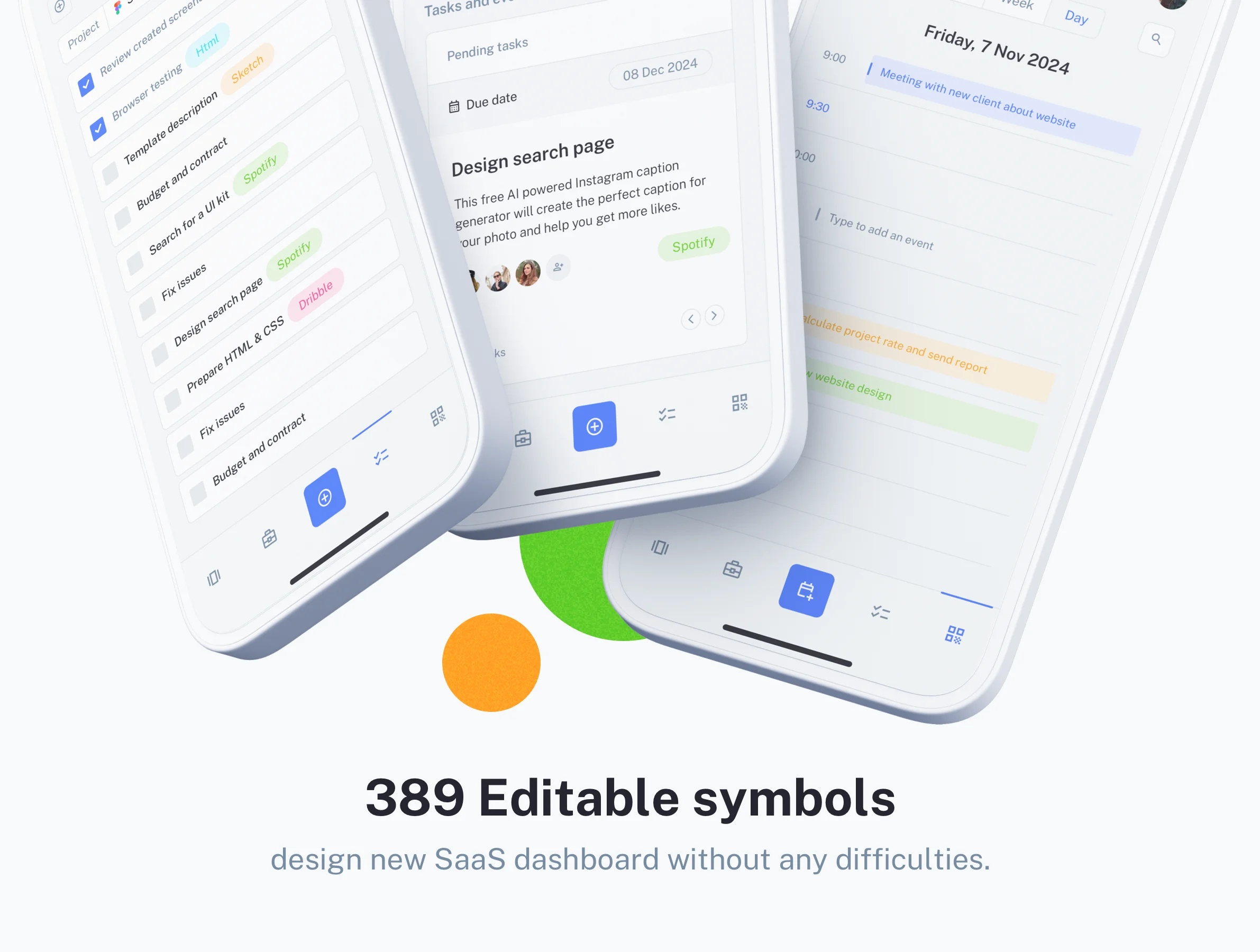 Design System for project management mobile apps