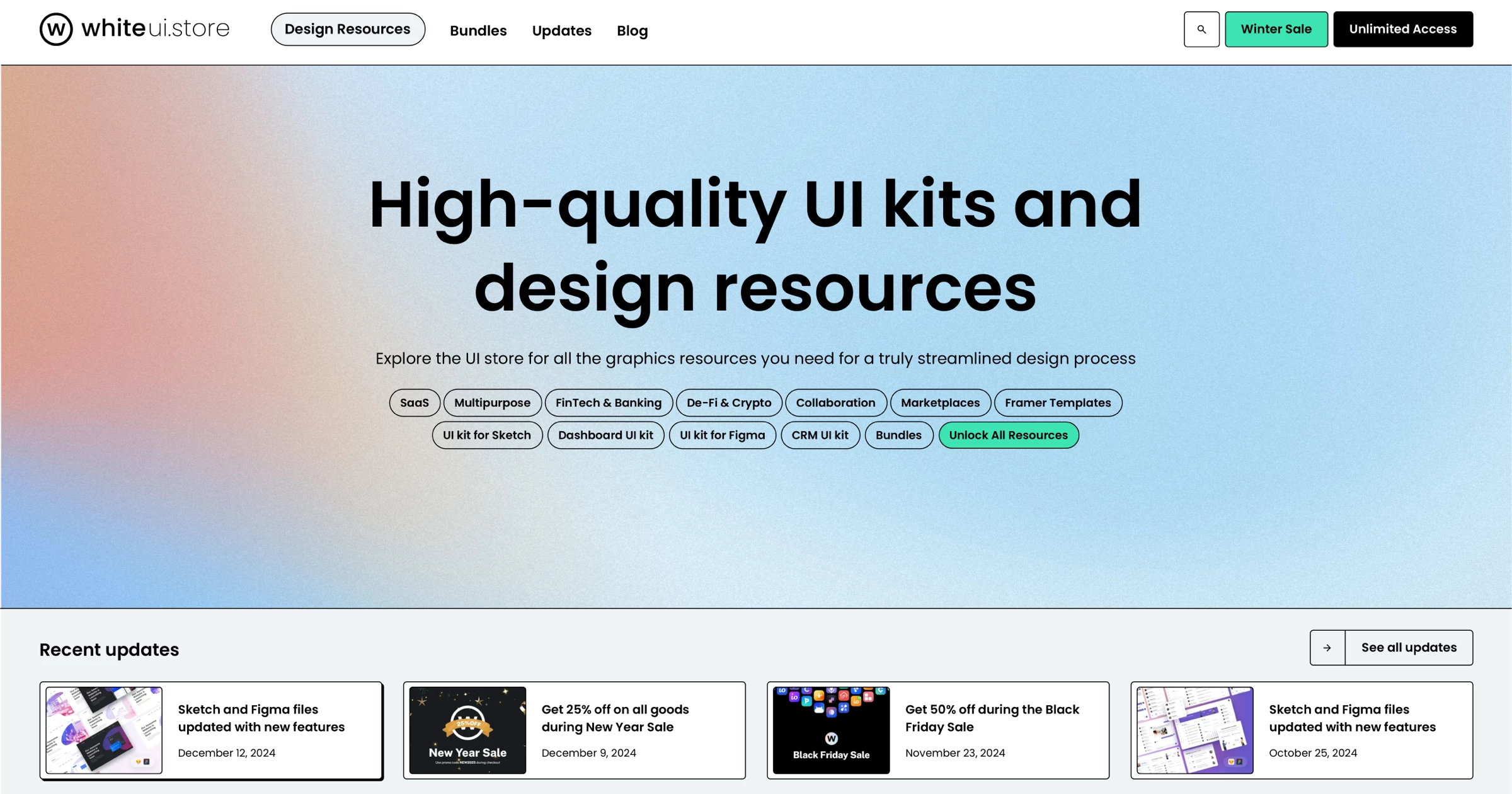 WhiteUI.Store screenshot