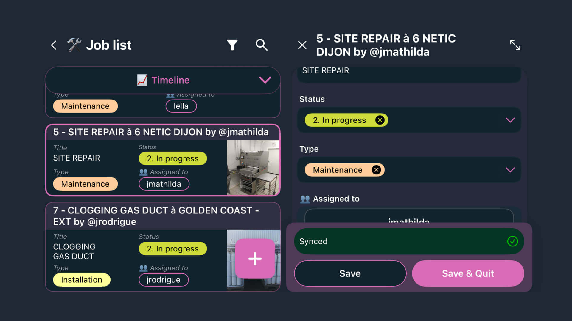TimeTonic mobile app improvements