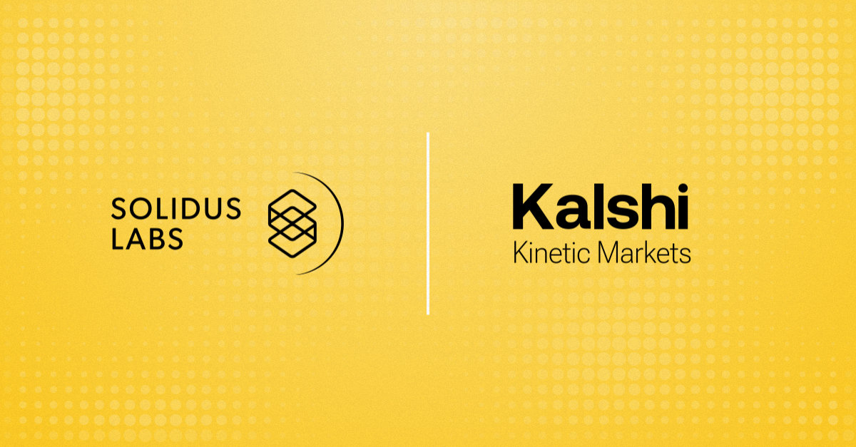 Kinetic Markets Taps Solidus Labs for Trade Surveillance as Kalshi's FCM Prepares for Institutional Margin