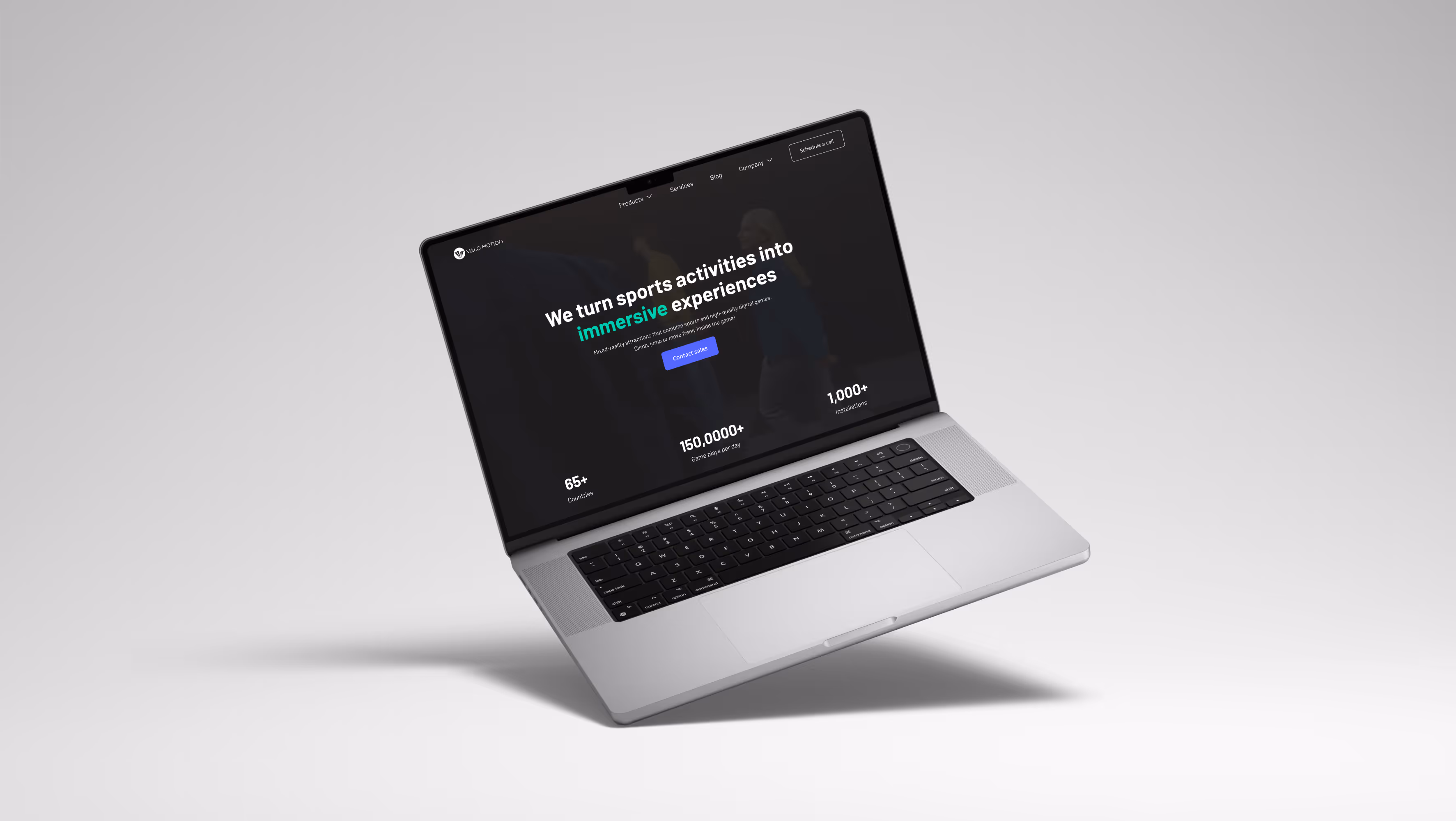 Valo Motion Website Case Study Thumbnail