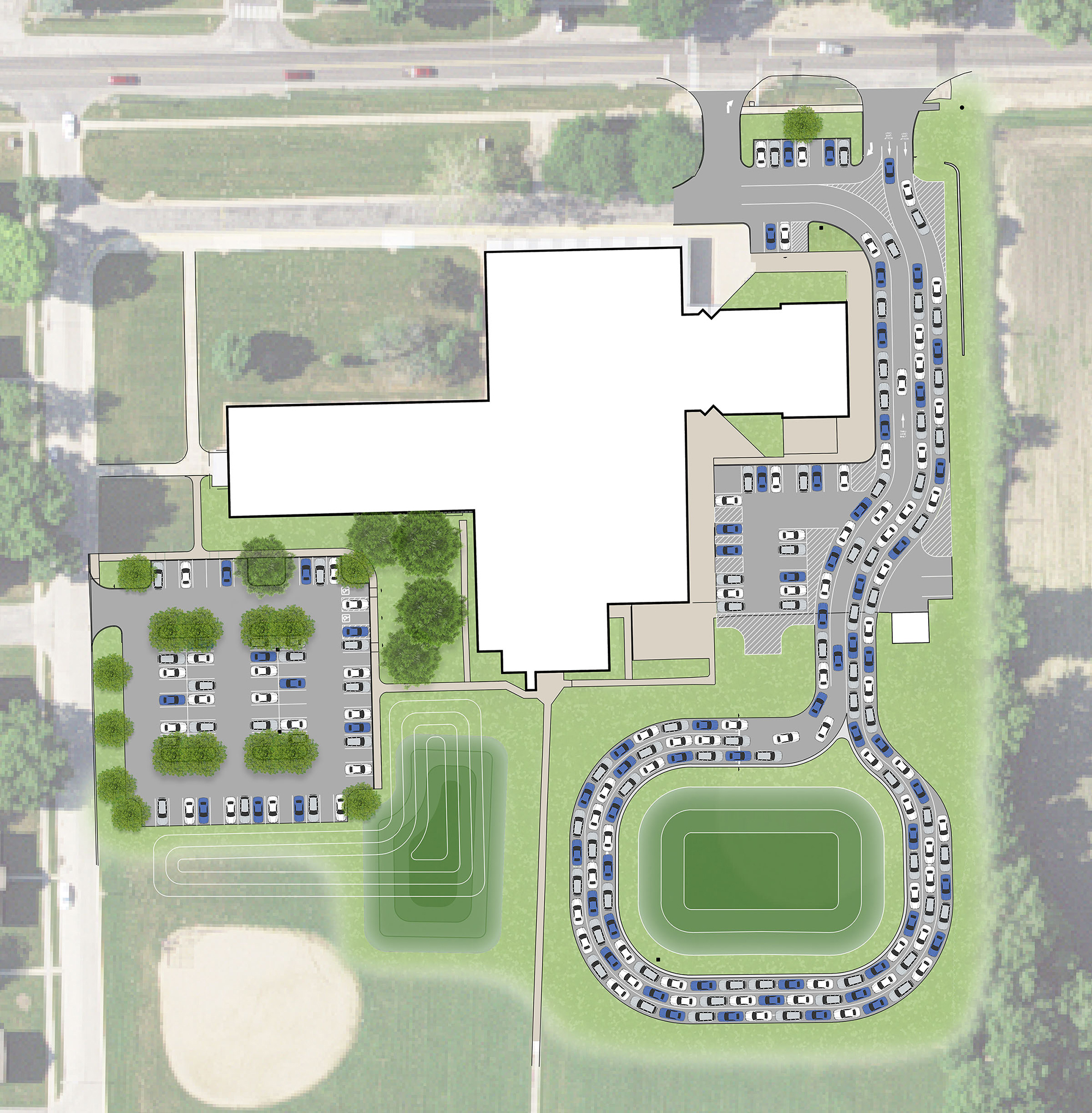 Fort Wayne Community Schools, Middle School Parent Pickup Lanes
