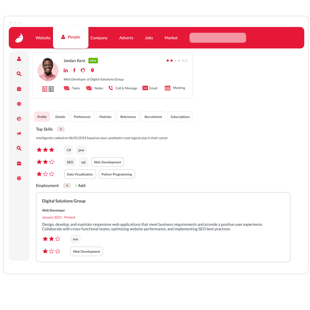 Hiring Manager Talent Pools