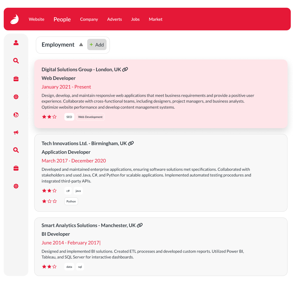 Hiring Manager Job Requests