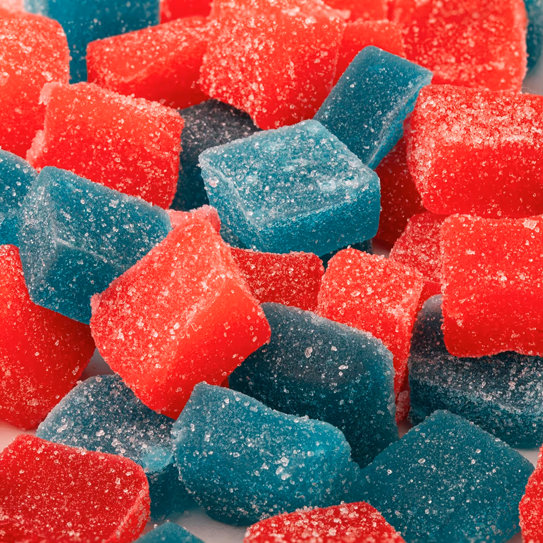 OG Cherry / Blue Razz D9 Live Rosin Gummies