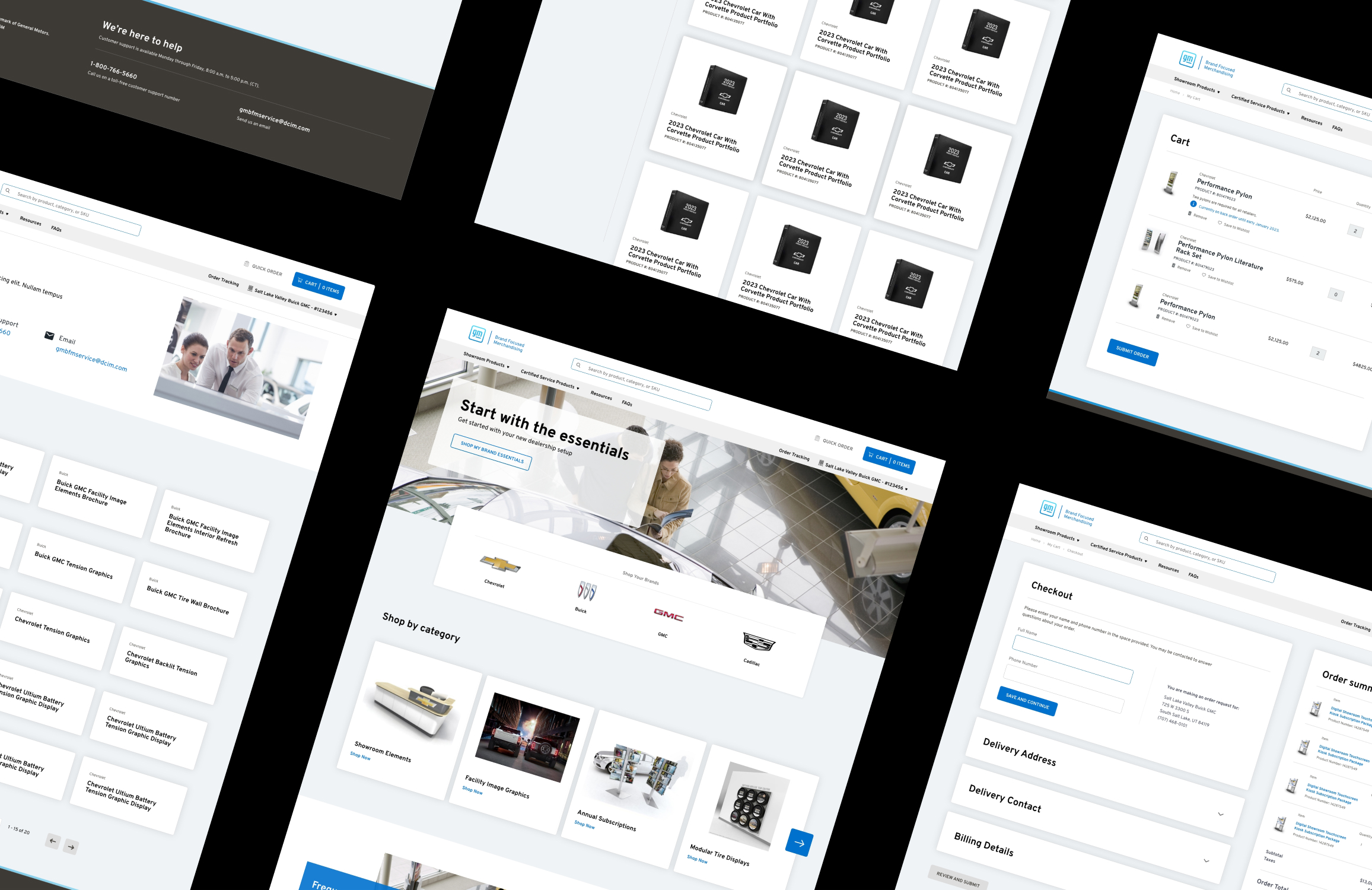 General Motors merchandising e-commerce site