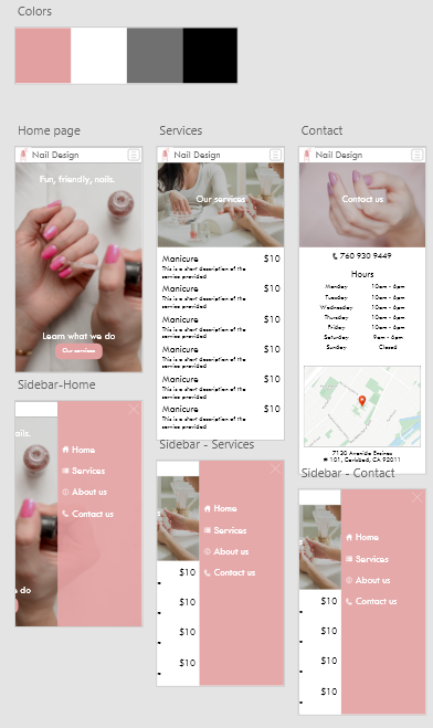 mobile mockups