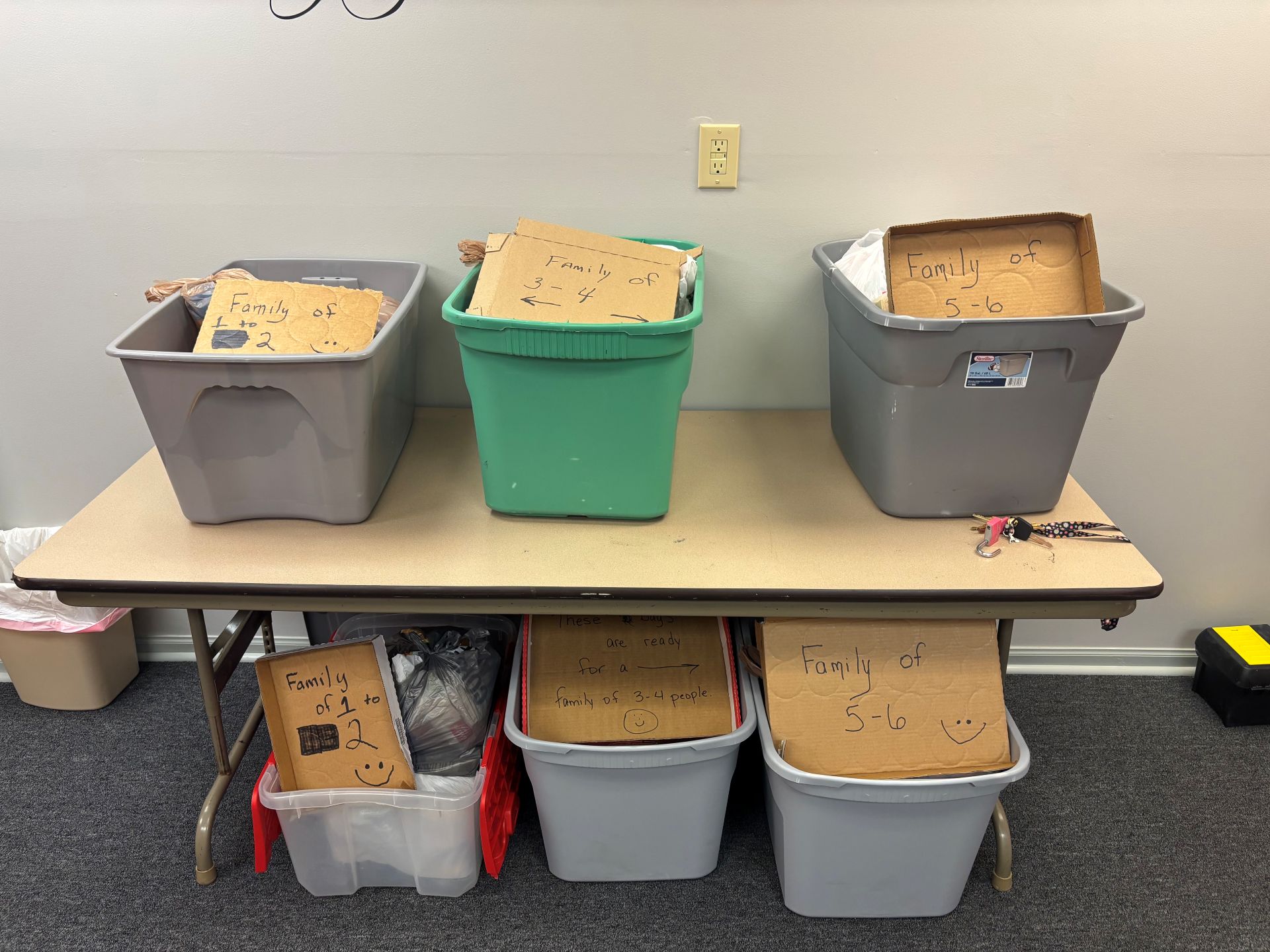 Grace Place food pantry for families