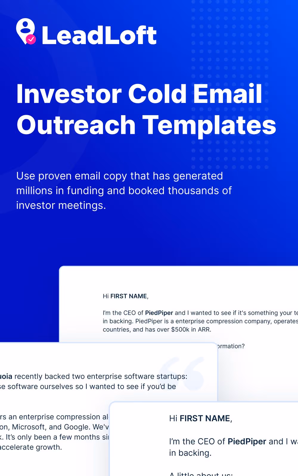Investor Cold Email Templates