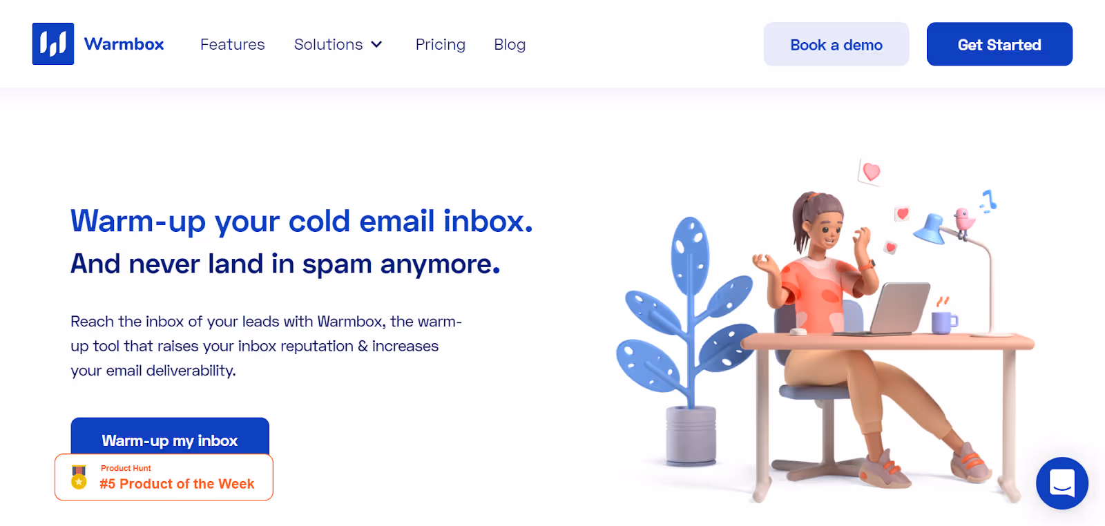 Warmbox.ai Front Page