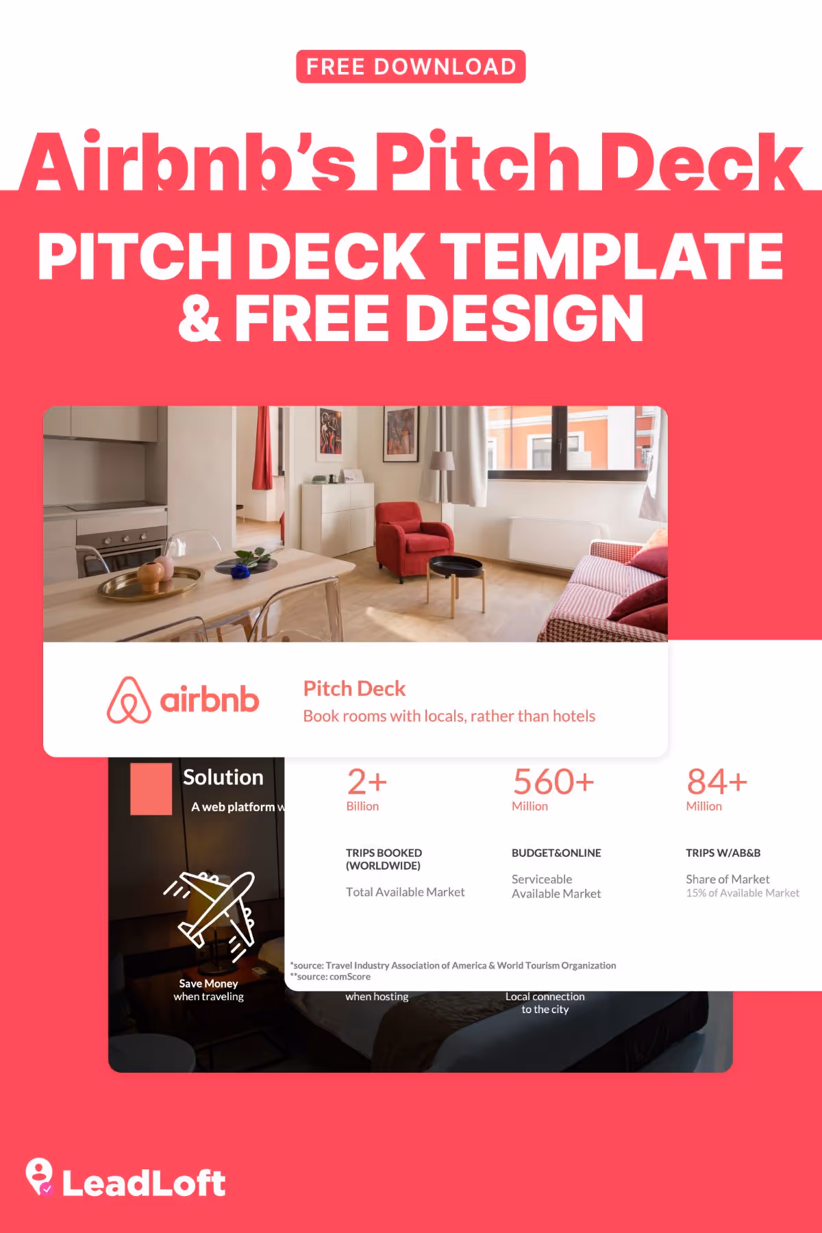 Airbnb Pitch Deck (+Free Template)
