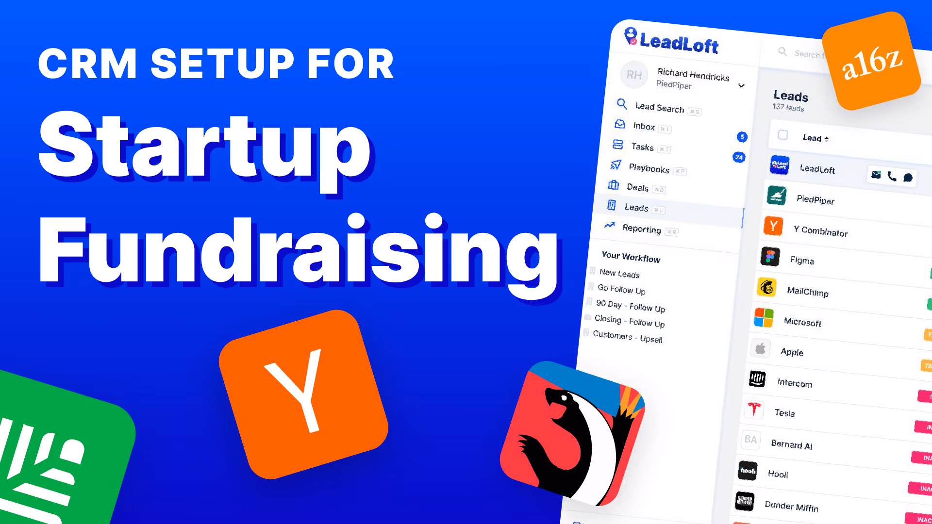 Setup for Startup Fundraising 
