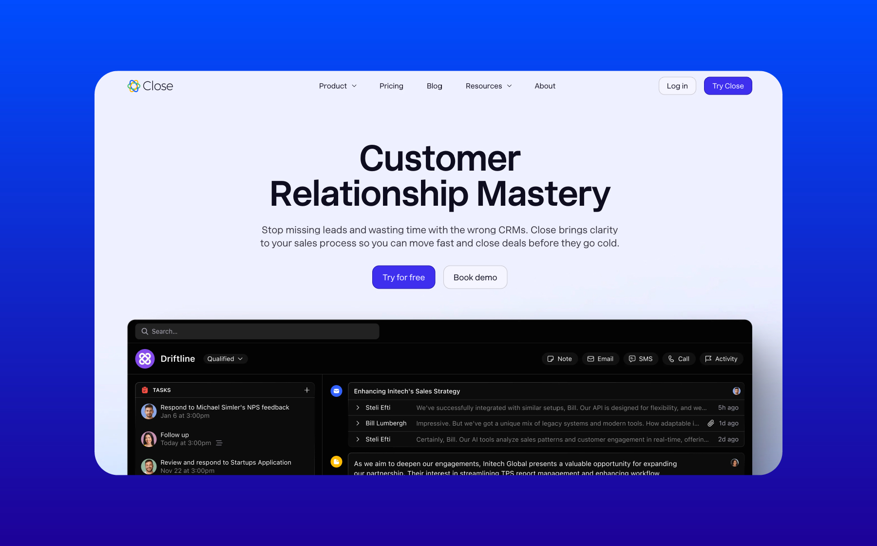 Close CRM Review (Pros, Cons, & Pricing)