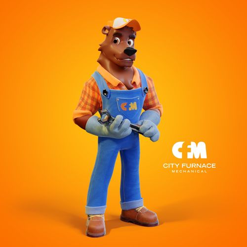 City Furnace Mascot