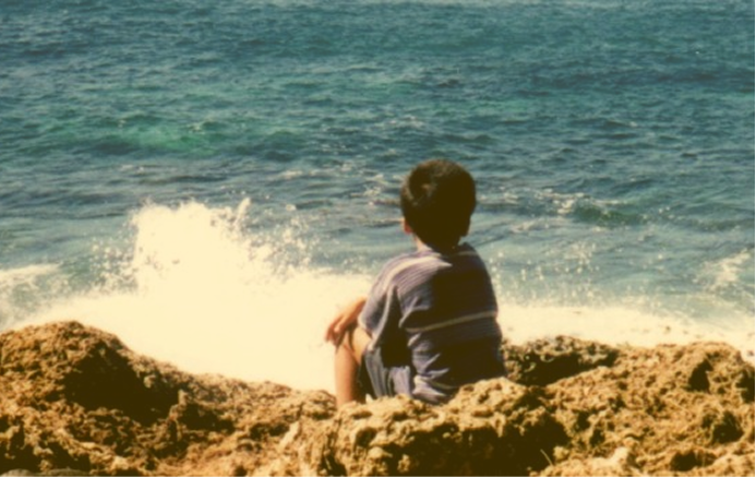 Dennis Wemyss at the ocean