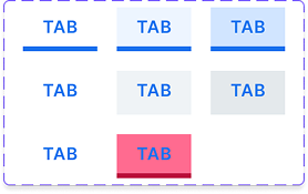 Design System Tab Component Example