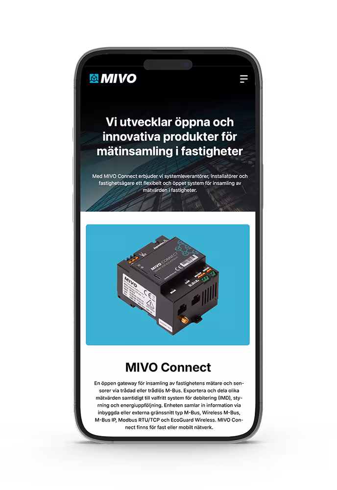 Mivo - Webbdesign