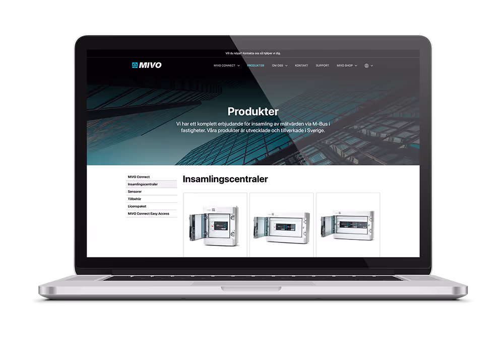 Mivo - Webbdesign