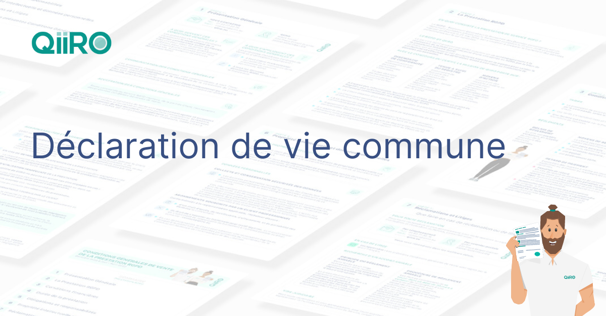 Déclaration de vie commune modèle gratuit à télécharger (2024)