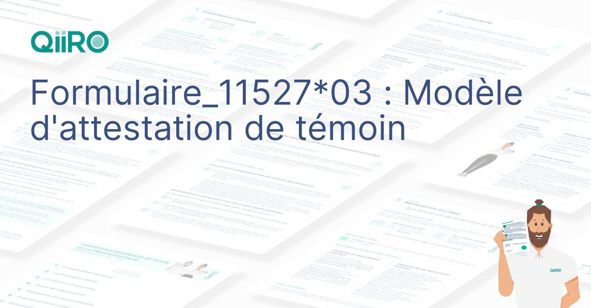 Formulaire_11527*03 : Modèle d'attestation de témoin : modèle gratuit