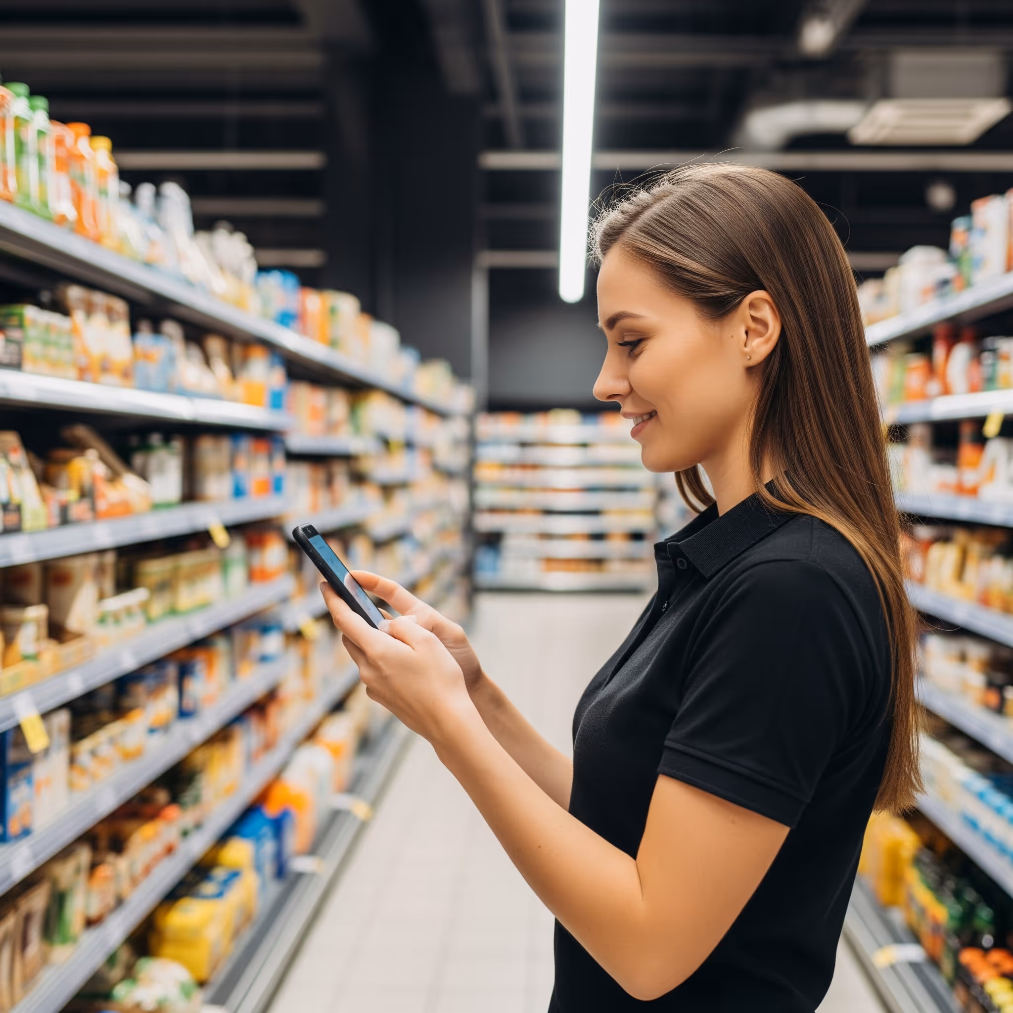 Chef de secteur utilisant l'application Sidely
