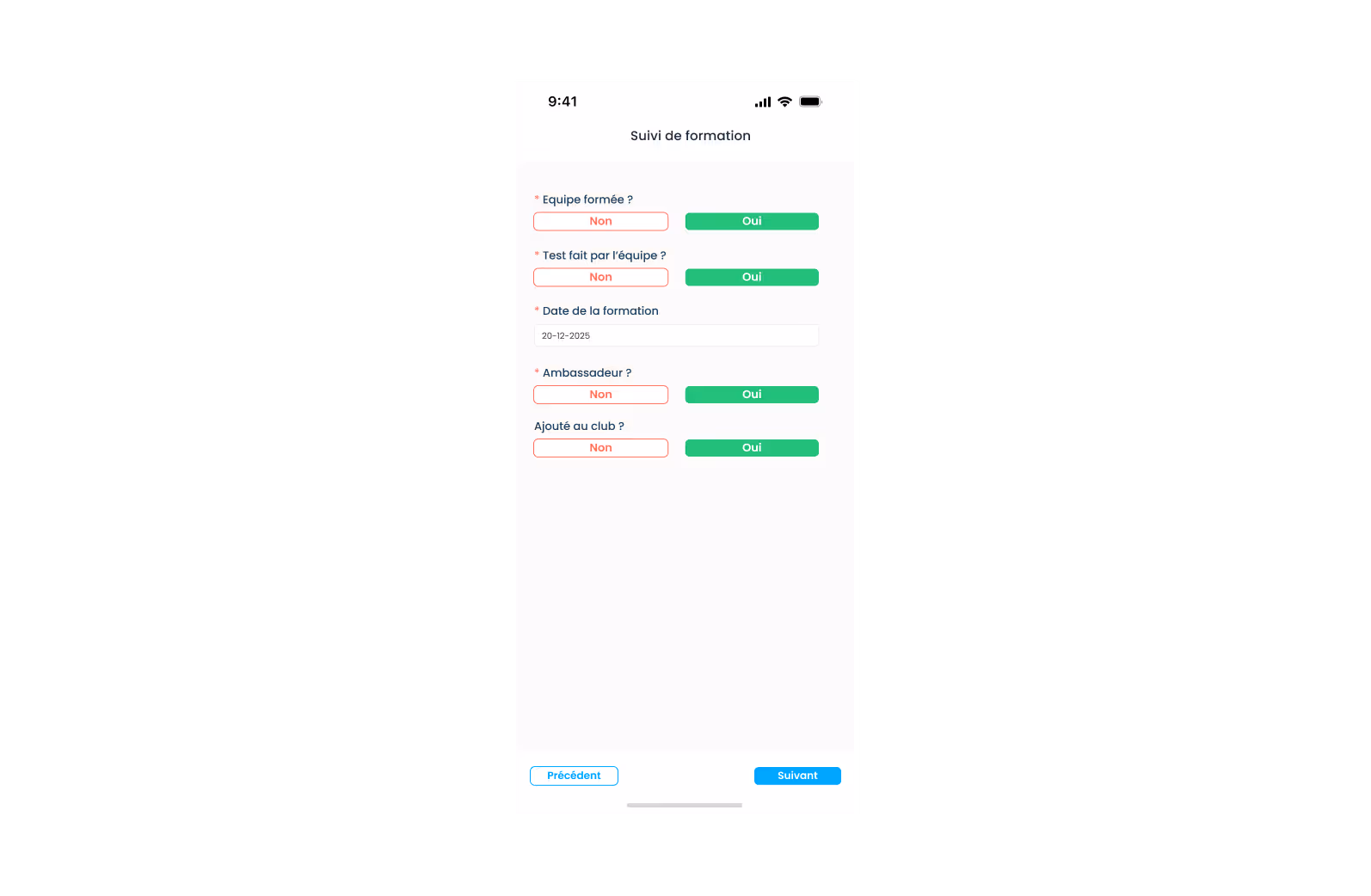 Capture d'écran de la génération automatique de bons de commande dans Sidely​