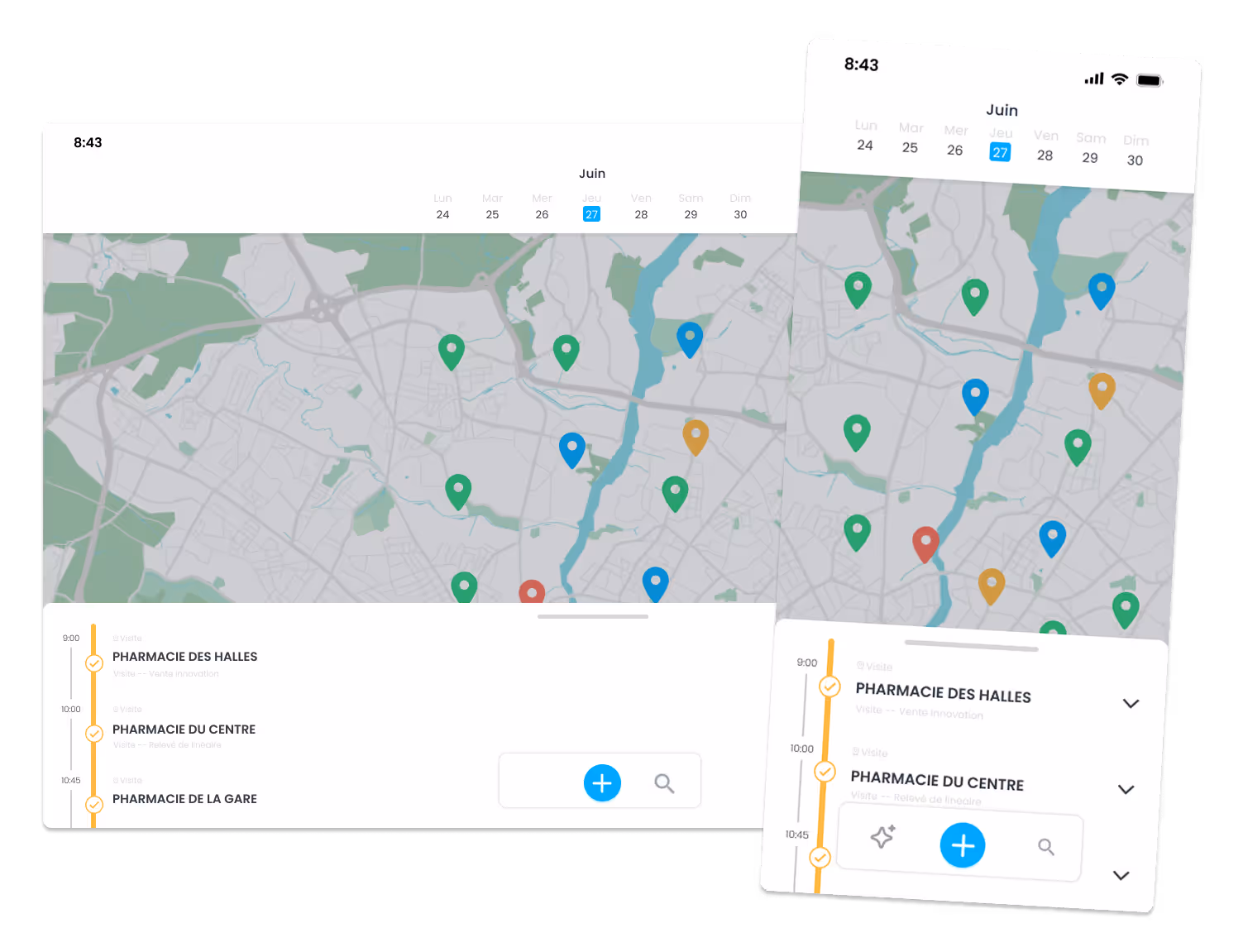 web app crm commercial