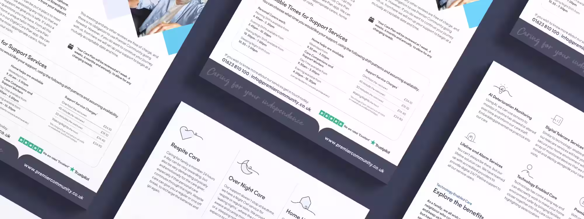 Premier Community quarterly newsletter design 