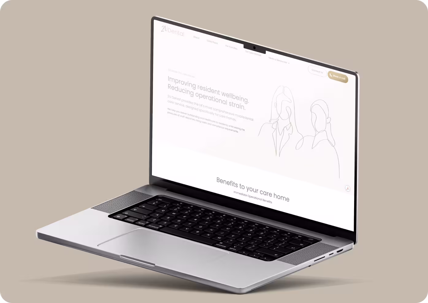 2U Dental design image 3 — dental website and branding