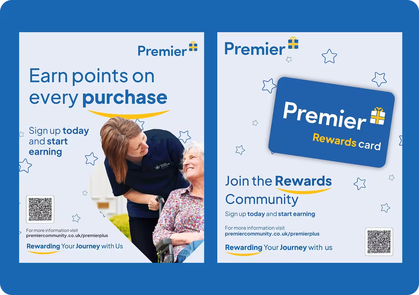 Premier+ branding image 4 — member rewards collateral design