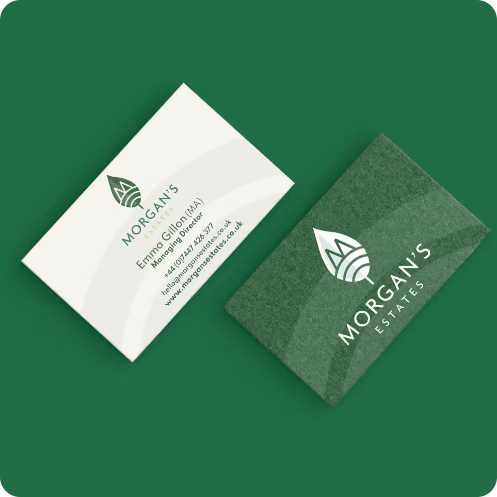 Morgan's Estates image 5 — Yorkshire landscaping branding application